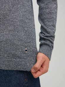 Jack & Jones Erkek V Yaka Triko - Basıc -Navy Blazer - 12137194