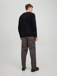 Jack & Jones Erkek V Yaka Triko - Basıc -Black - 12137194