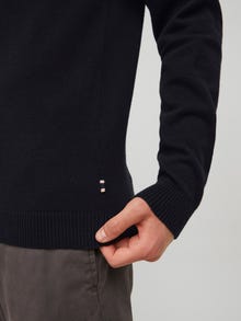 Jack & Jones Erkek V Yaka Triko - Basıc -Black - 12137194