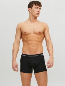 Jack & Jones Erkek 5'li Düz Renk Boxer Paketi - Uey -Black - 12142342