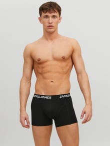 Jack & Jones Erkek 5'li Düz Renk Boxer Paketi - Uey -Black - 12142342