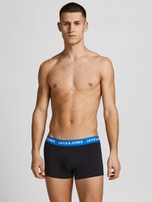 Jack & Jones Erkek 5'li Düz Renk Boxer Paketi - Uey -Electric Blue Lemonade - 12142342