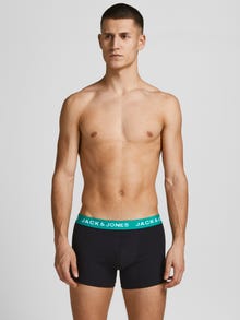 Jack & Jones Erkek 5'li Düz Renk Boxer Paketi - Uey -Electric Blue Lemonade - 12142342