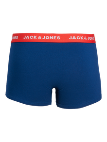 Jack & Jones 5'li Düz Renk Boxer Paketi -Surf the Web - 12144536
