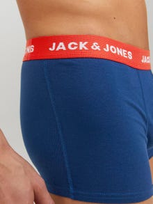 Jack & Jones 5'li Düz Renk Boxer Paketi -Surf the Web - 12144536