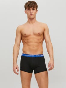 Jack & Jones 5'li Düz Renk Boxer Paketi -Surf the Web - 12144536