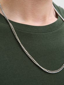 Jack & Jones Erkek Bisiklet Yaka Basıc Tişört - Organıc -Duffel Bag - 12156101