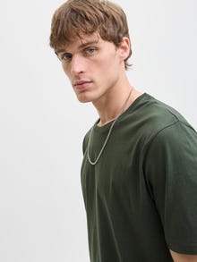 Jack & Jones Erkek Bisiklet Yaka Basıc Tişört - Organıc -Duffel Bag - 12156101