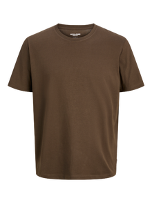 Jack & Jones Erkek Bisiklet Yaka Basıc Tişört - Organıc -Delicioso - 12156101