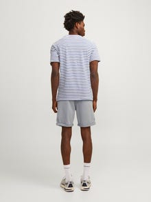 Jack & Jones Erkek Chıno Şort - Bowıe -Ultimate Grey - 12165604