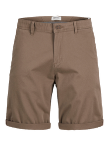 Jack & Jones Erkek Chıno Şort - Bowıe -Morel - 12165604