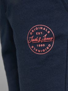 Jack & Jones Çocuk Logo Detaylı Sweat Şort-Shark -Navy Blazer - 12165944