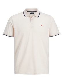 Jack & Jones Erkek Nakış Detaylı Polo Tişört - Bluwın -Hushed Violet - 12169064