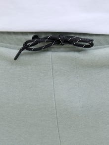 Jack & Jones Erkek Fermuar Detaylı Sweat Şort - Air -Iceberg Green - 12186750