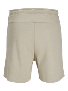 Jack & Jones Erkek Fermuar Detaylı Sweat Şort - Air -Abbey Stone - 12186750