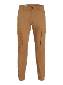 Jack & Jones Erkek Paul Flake 542 Kargo Pantolon -Rubber - 12193753