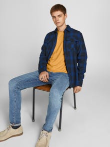 Jack & Jones Erkek RDD Logo İşlemeli Tişört - Color -Honey Gold - 12193889