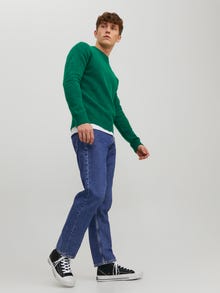 Jack & Jones Erkek Chrıs 620 Loose Fıt Jean -Blue Denim - 12194474