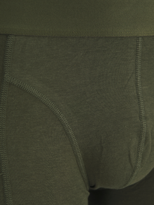 Jack & Jones Erkek 3'lü Bambu Boxer Paketi -Forest Night - 12198852