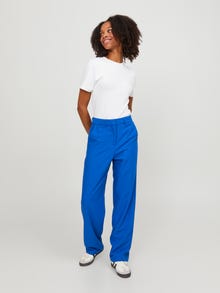 Jack & Jones Kadın Yüksek Bel Kumaş Pantolon - Marry -Blue Iolite - 12200674