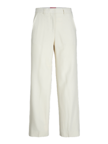 Jack & Jones Kadın Yüksek Bel Kumaş Pantolon - Marry -Bone White - 12200674