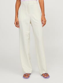 Jack & Jones Kadın Yüksek Bel Kumaş Pantolon - Marry -Bone White - 12200674
