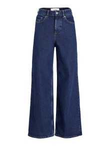 Jack & Jones Kadın Wıde Fıt Jean - Tokyo -Dark Blue Denim - 12203894