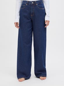 Jack & Jones Kadın Wıde Fıt Jean - Tokyo -Dark Blue Denim - 12203894