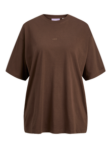 Jack & Jones Kadın Minimal JJXX Logolu Kısa Kollu Tişört - Andrea -Bracken - 12205777
