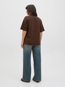 Jack & Jones Kadın Minimal JJXX Logolu Kısa Kollu Tişört - Andrea -Bracken - 12205777