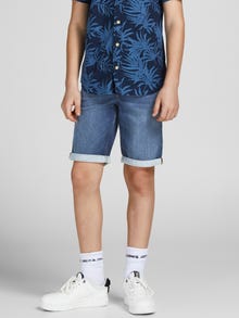 Jack & Jones Çocuk Rıck 835 Şort -Blue Denim - 12205922