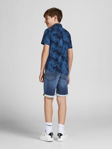Jack & Jones Çocuk Rıck 835 Şort -Blue Denim - 12205922