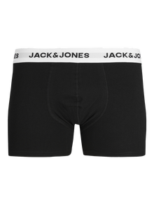 Jack & Jones Erkek Logolu Beli Lastikli 5'li Boxer Paketi - Basıc -Forest Night - 12214455