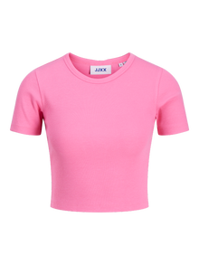 Jack & Jones Kadın Bisiklet Yaka Tişört - Florıe -Morning Glory - 12217164