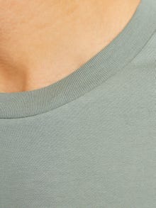 Jack & Jones Erkek Bisiklet Yaka Logo Baskili Tişört - Bluarchıe -Iceberg Green - 12217167