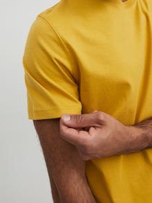 Jack & Jones Erkek RDD Logolu Tişört -Harvest Gold - 12218240