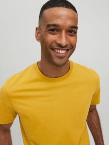 Jack & Jones Erkek RDD Logolu Tişört -Harvest Gold - 12218240