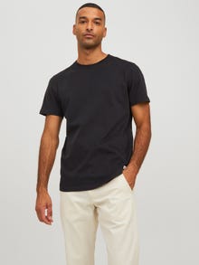 Jack & Jones Erkek RDD Logolu Tişört -Black - 12218240