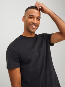 Jack & Jones Erkek RDD Logolu Tişört -Black - 12218240