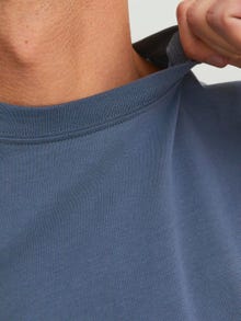 Jack & Jones Erkek RDD Logolu Tişört -Ombre Blue - 12218240