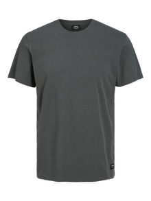 Jack & Jones Erkek RDD Logolu Tişört -Peat - 12218240