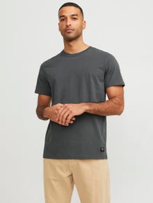 Jack & Jones Erkek RDD Logolu Tişört -Peat - 12218240