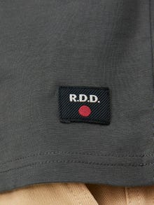 Jack & Jones Erkek RDD Logolu Tişört -Peat - 12218240