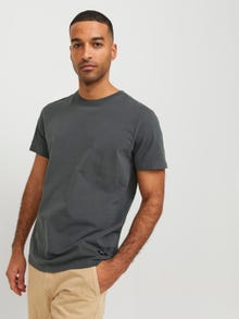 Jack & Jones Erkek RDD Logolu Tişört -Peat - 12218240