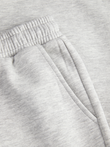 Jack & Jones Kadın Logolu Sweat Pantolon - Abbıe -Light Grey Melange - 12223960