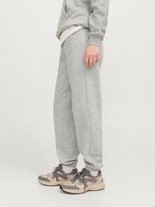 Jack & Jones Kadın Logolu Sweat Pantolon - Abbıe -Light Grey Melange - 12223960
