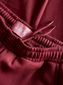 Jack & Jones Kadın Logolu Sweat Pantolon - Abbıe -Cabernet - 12223960