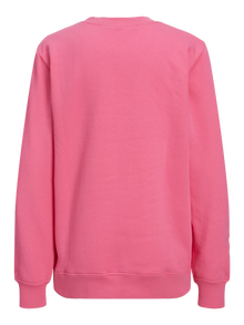 Jack & Jones Kadın Göğüste JJXX Logolu Sweatshırt - Abbıe -Carmine Rose - 12223962