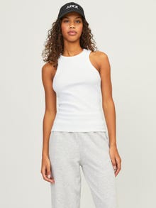 Jack & Jones Kadın Halter Yaka Bluz - Forest -Bright White - 12224661