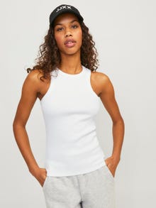 Jack & Jones Kadın Halter Yaka Bluz - Forest -Bright White - 12224661